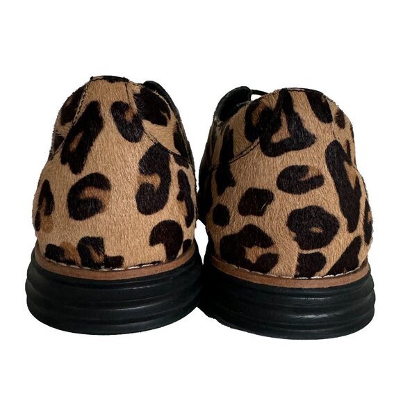Cole Haan Grand Original Printed Calfhair Leopard Oxford EUC Women's Size 6 - Picture 6 of 6